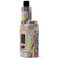Skin Decal Wrap compatible with Smok AL85 Alien Baby Abstract Graffiti VAPE NOT INCLUDED