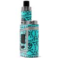 Skin Decal Wrap for Smok AL85 Alien Baby Skull Patch Pattern Blue VAPE NOT INCLUDED