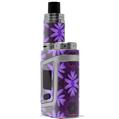 Skin Decal Wrap for Smok AL85 Alien Baby Abstract Floral Purple VAPE NOT INCLUDED