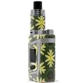 Skin Decal Wrap for Smok AL85 Alien Baby Abstract Floral Yellow VAPE NOT INCLUDED