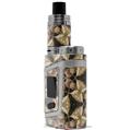 Skin Decal Wrap for Smok AL85 Alien Baby Leave Pattern 1 Brown VAPE NOT INCLUDED