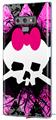 Decal style Skin Wrap compatible with Samsung Galaxy Note 9 Pink Diamond Skull