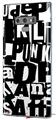 Decal style Skin Wrap compatible with Samsung Galaxy Note 9 Punk Rock