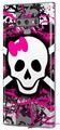 Decal style Skin Wrap compatible with Samsung Galaxy Note 9 Splatter Girly Skull