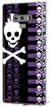 Decal style Skin Wrap compatible with Samsung Galaxy Note 9 Skulls and Stripes 6