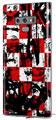 Decal style Skin Wrap compatible with Samsung Galaxy Note 9 Checker Graffiti