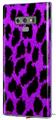 Decal style Skin Wrap compatible with Samsung Galaxy Note 9 Purple Leopard