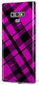 Decal style Skin Wrap compatible with Samsung Galaxy Note 9 Pink Plaid