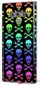 Decal style Skin Wrap compatible with Samsung Galaxy Note 9 Skull and Crossbones Rainbow