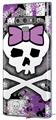 Decal style Skin Wrap compatible with Samsung Galaxy Note 9 Princess Skull Purple