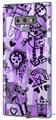 Decal style Skin Wrap compatible with Samsung Galaxy Note 9 Scene Kid Sketches Purple