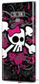 Decal style Skin Wrap compatible with Samsung Galaxy Note 9 Girly Skull Bones