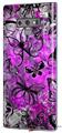 Decal style Skin Wrap compatible with Samsung Galaxy Note 9 Butterfly Graffiti