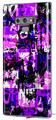 Decal style Skin Wrap compatible with Samsung Galaxy Note 9 Purple Graffiti