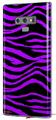 Decal style Skin Wrap compatible with Samsung Galaxy Note 9 Purple Zebra