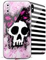 2 Decal style Skin Wraps set for Apple iPhone X and XS Sketches 3
