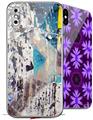 2 Decal style Skin Wraps set for Apple iPhone X and XS Urban Graffiti