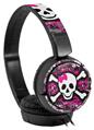 Decal style Skin Wrap for Sony MDR ZX110 Headphones Splatter Girly Skull (HEADPHONES NOT INCLUDED)
