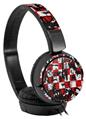 Decal style Skin Wrap for Sony MDR ZX110 Headphones Checker Graffiti (HEADPHONES NOT INCLUDED)