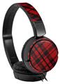 Decal style Skin Wrap for Sony MDR ZX110 Headphones Red Plaid (HEADPHONES NOT INCLUDED)