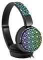 Decal style Skin Wrap for Sony MDR ZX110 Headphones Splatter Girly Skull Rainbow (HEADPHONES NOT INCLUDED)