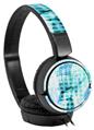 Decal style Skin Wrap for Sony MDR ZX110 Headphones Electro Graffiti Blue (HEADPHONES NOT INCLUDED)