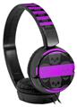Decal style Skin Wrap for Sony MDR ZX110 Headphones Deathrock Stripes Pink (HEADPHONES NOT INCLUDED)