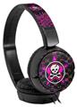 Decal style Skin Wrap for Sony MDR ZX110 Headphones Star Skull Pink (HEADPHONES NOT INCLUDED)