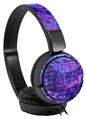 Decal style Skin Wrap for Sony MDR ZX110 Headphones Purple Graffiti (HEADPHONES NOT INCLUDED)