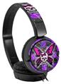Decal style Skin Wrap for Sony MDR ZX110 Headphones Butterfly Skull (HEADPHONES NOT INCLUDED)