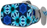 Decal style Skin Wrap compatible with Oculus Go Headset - Daisies Blue (OCULUS NOT INCLUDED)