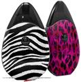 Skin Decal Wrap 2 Pack compatible with Suorin Drop Zebra VAPE NOT INCLUDED