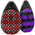 Skin Decal Wrap 2 Pack compatible with Suorin Drop Goth Punk Skulls VAPE NOT INCLUDED