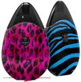 Skin Decal Wrap 2 Pack compatible with Suorin Drop Pink Distressed Leopard VAPE NOT INCLUDED