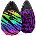 Skin Decal Wrap 2 Pack compatible with Suorin Drop Tiger Rainbow VAPE NOT INCLUDED