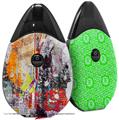 Skin Decal Wrap 2 Pack compatible with Suorin Drop Abstract Graffiti VAPE NOT INCLUDED