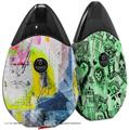 Skin Decal Wrap 2 Pack compatible with Suorin Drop Graffiti Graphic VAPE NOT INCLUDED