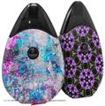 Skin Decal Wrap 2 Pack compatible with Suorin Drop Graffiti Splatter VAPE NOT INCLUDED