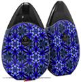 Skin Decal Wrap 2 Pack compatible with Suorin Drop Daisy Blue VAPE NOT INCLUDED