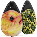 Skin Decal Wrap 2 Pack compatible with Suorin Drop Painting Yellow Splash VAPE NOT INCLUDED
