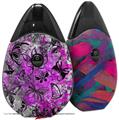 Skin Decal Wrap 2 Pack compatible with Suorin Drop Butterfly Graffiti VAPE NOT INCLUDED