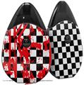 Skin Decal Wrap 2 Pack compatible with Suorin Drop Checkerboard Splatter VAPE NOT INCLUDED