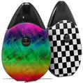 Skin Decal Wrap 2 Pack compatible with Suorin Drop Rainbow Butterflies VAPE NOT INCLUDED