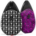 Skin Decal Wrap 2 Pack compatible with Suorin Drop Skull and Crossbones Pattern VAPE NOT INCLUDED