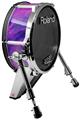 Skin Wrap works with Roland vDrum Shell KD-140 Kick Bass Drum Painting Purple Splash (DRUM NOT INCLUDED)