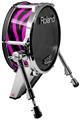 Skin Wrap works with Roland vDrum Shell KD-140 Kick Bass Drum Pink Zebra (DRUM NOT INCLUDED)