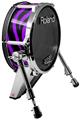 Skin Wrap works with Roland vDrum Shell KD-140 Kick Bass Drum Purple Zebra (DRUM NOT INCLUDED)