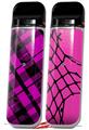 Skin Decal Wrap 2 Pack for Smok Novo v1 Pink Plaid VAPE NOT INCLUDED