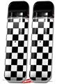 Skin Decal Wrap 2 Pack for Smok Novo v1 Checkers White VAPE NOT INCLUDED