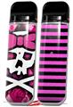 Skin Decal Wrap 2 Pack for Smok Novo v1 Pink Bow Princess VAPE NOT INCLUDED